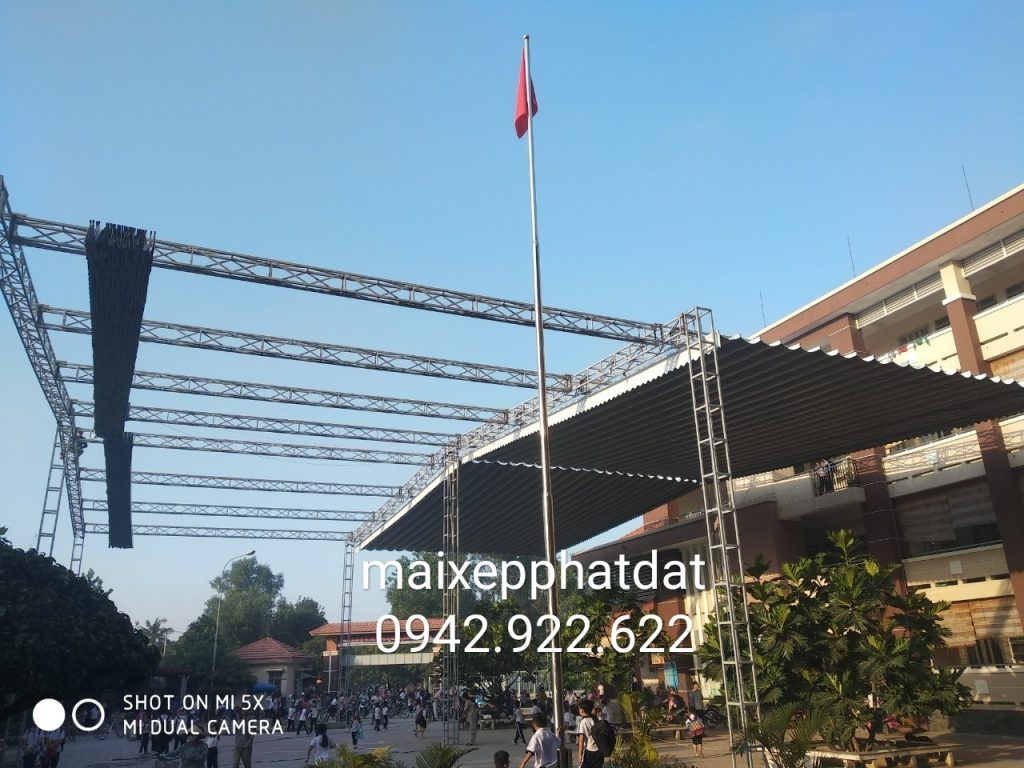 thiết kế - thi công mái hiên, mái xếp, mái che di động