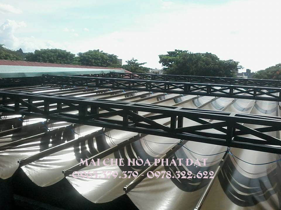 Báo giá lắp đặt mái bạt xếp bạt kéo di động tphcm- hà nội